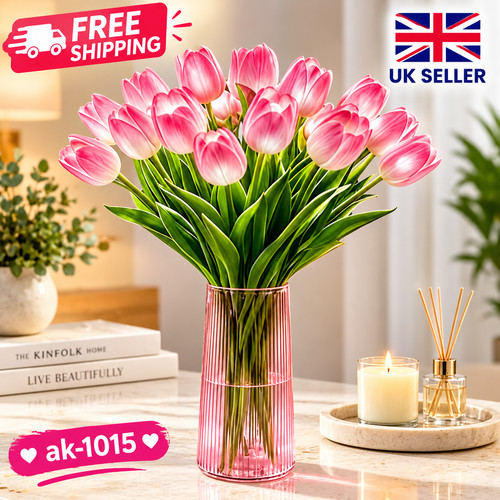 15x led tulip - tulip, flower-lamp