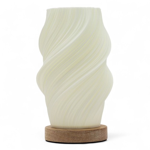 Cloud twisted wave table lamp - cloud,