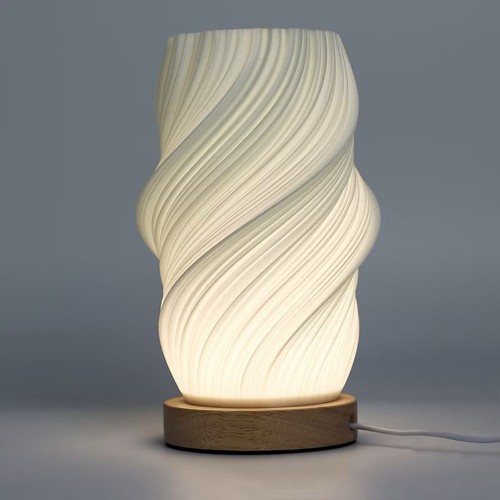 Cloud twisted led wave lamp - cloud,