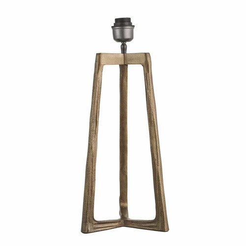 Brass finish tripod table - finish,
