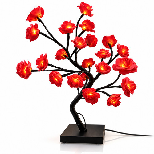 Led rose flower tree lamp - led,