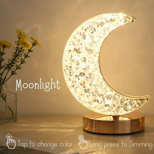 Table lamp crystal - table, light