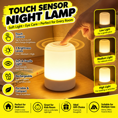Touch sensor night light led - sensor,