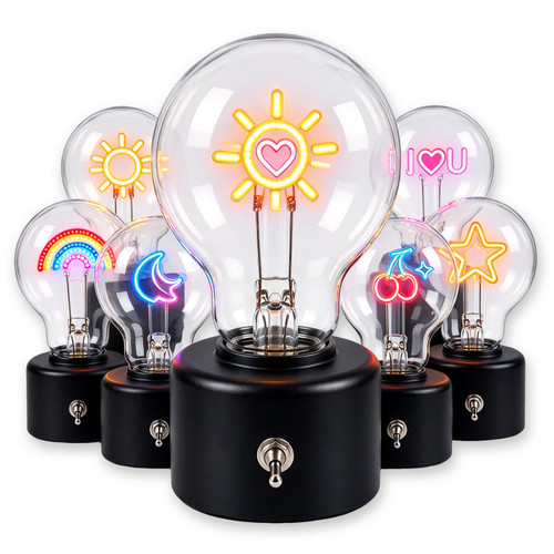Creative led neon bulb night - led,