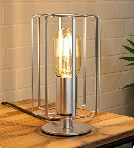 Bedside table lamp industrial - bedside,
