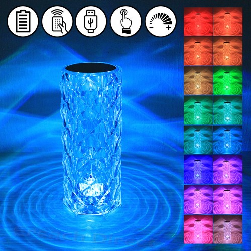 Led lamp remote touch crystal - led,