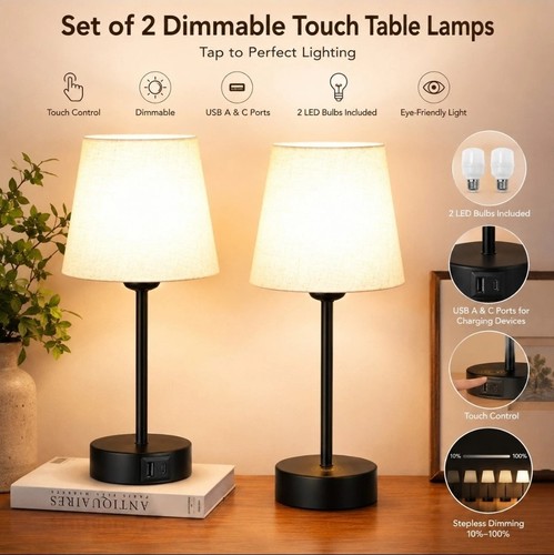 Set touch bedside table - bedside,