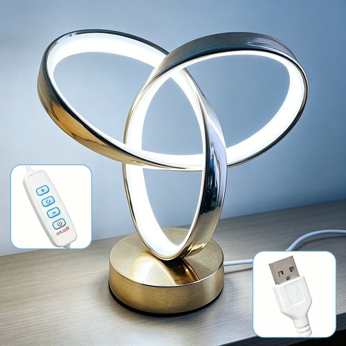 Spiral led table lamp modern - spiral,
