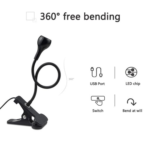 Clip desk lamp - desk, flexible