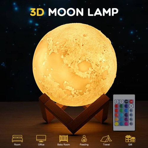 Moon night light romantic - 3d,