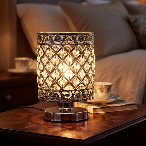 Luxury crystal table lamp - crystal,