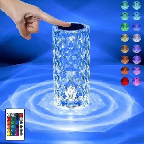 Table lamp crystal - lamp,
