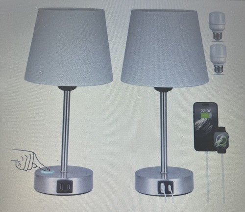 Set bedside table lamp - set, 2