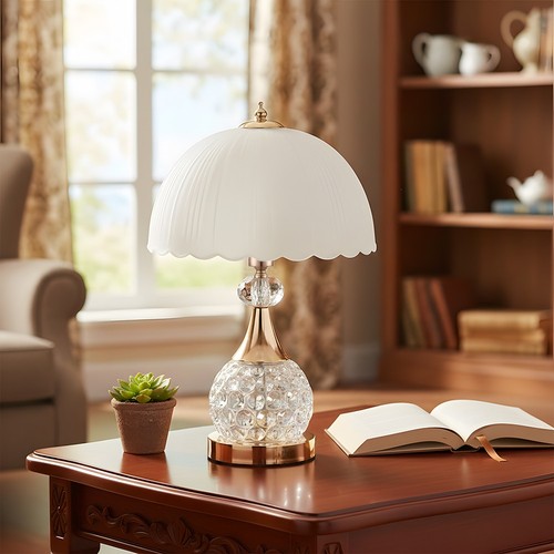 Luxury crystal table lamp - luxury,