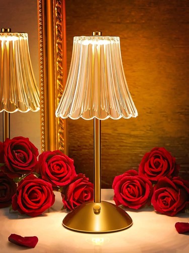 Crystal table lamp3 colours - table,